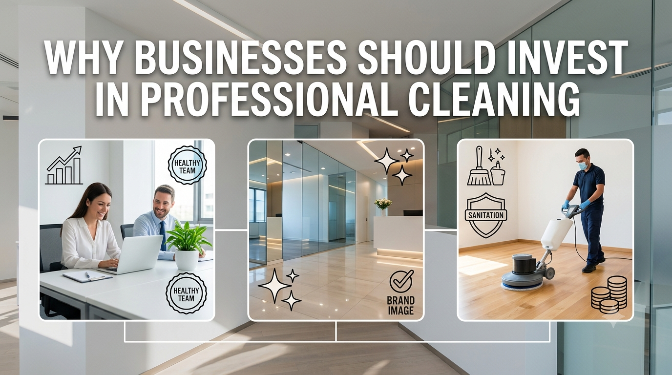 Read more about the article Why Businesses Should Invest in Professional Cleaning Services