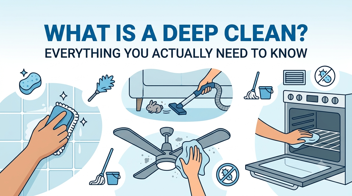 You are currently viewing WHAT IS A DEEP CLEAN? EVERYTHING YOU ACTUALLY NEED TO KNOW