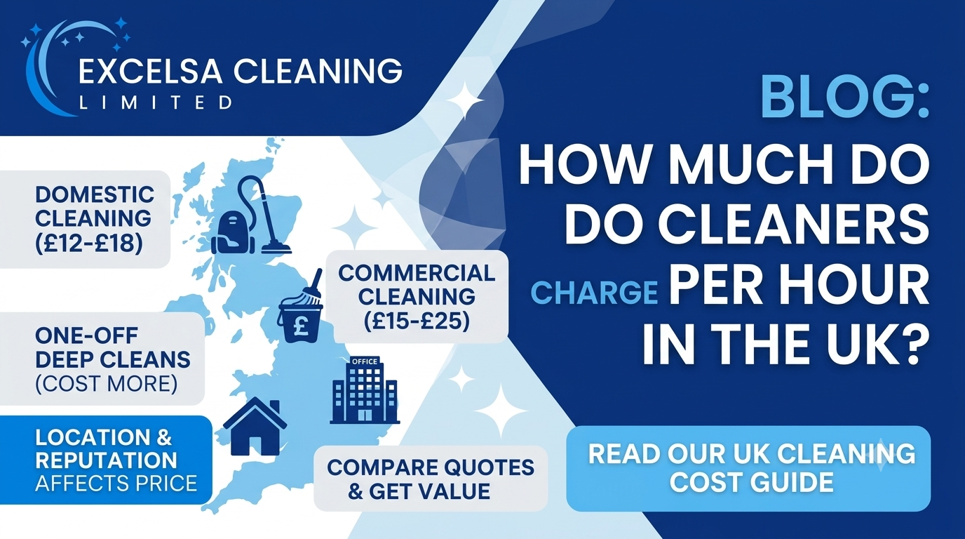 Read more about the article How Much Do Cleaners Charge Per Hour in the UK?