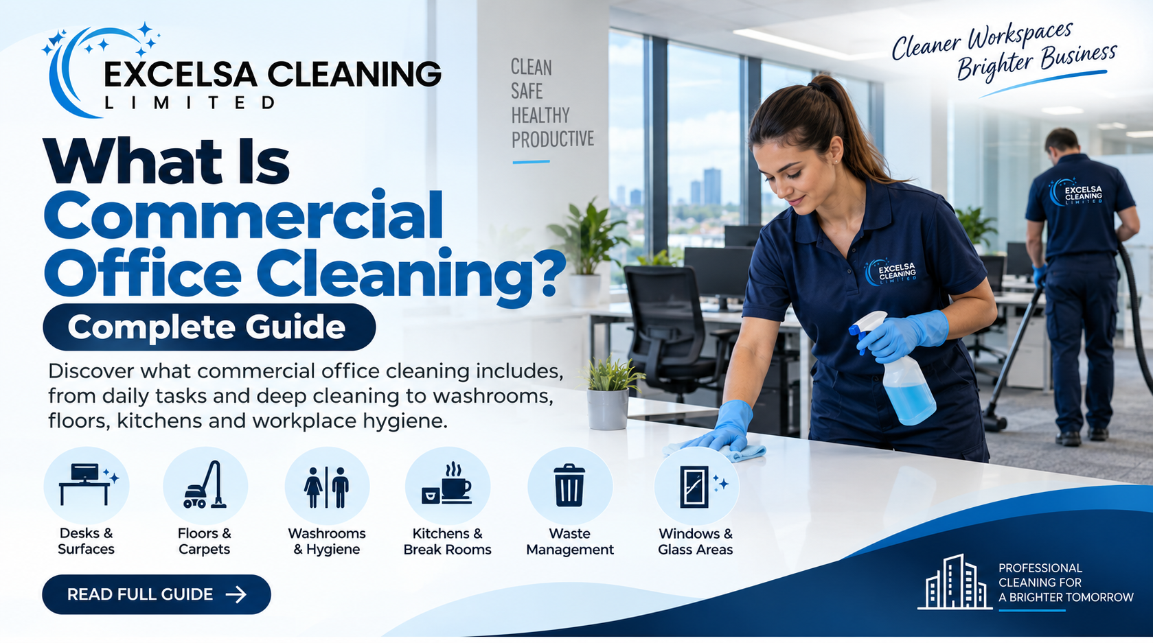 Read more about the article What Is Commercial Office Cleaning?